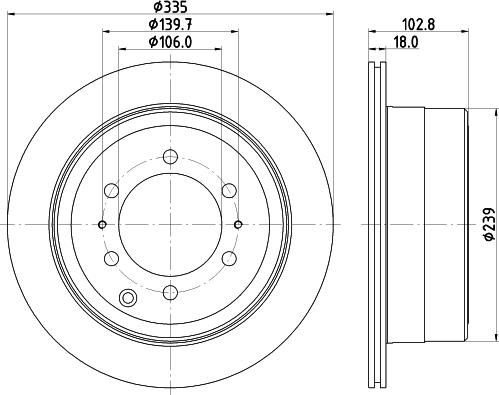 Mintex MDC1303 - Kočioni disk www.molydon.hr