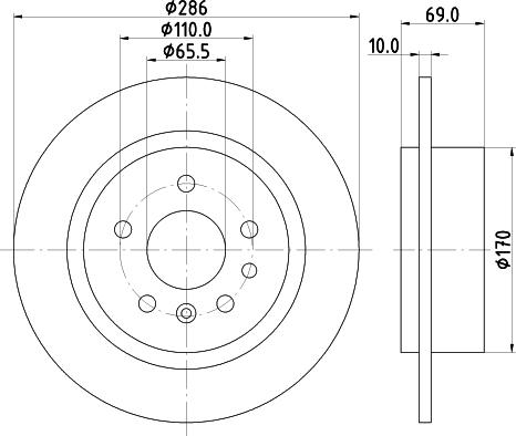 Mintex MDC1380 - Kočioni disk www.molydon.hr