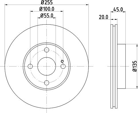 Mintex MDC1295 - Kočioni disk www.molydon.hr