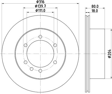 Mintex MDC1298 - Kočioni disk www.molydon.hr