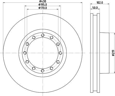 Mintex MDC1246 - Kočioni disk www.molydon.hr