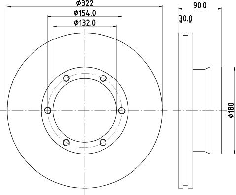 Mintex MDC1251 - Kočioni disk www.molydon.hr