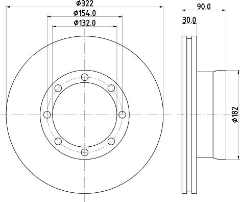 Maxtech 883421.0060 - Kočioni disk www.molydon.hr