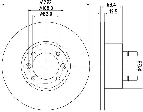 Mintex MDC1264 - Kočioni disk www.molydon.hr