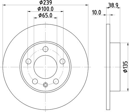 Mintex MDC1282 - Kočioni disk www.molydon.hr