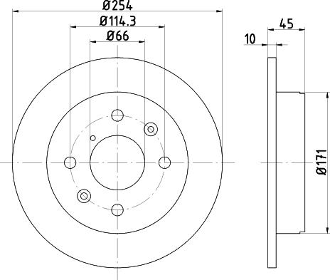 Mintex MDC1223 - Kočioni disk www.molydon.hr