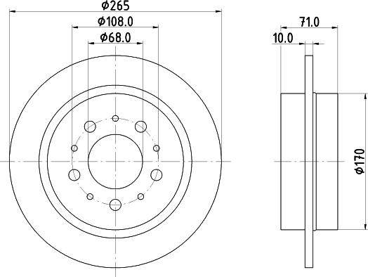 Mintex MDC1275 - Kočioni disk www.molydon.hr