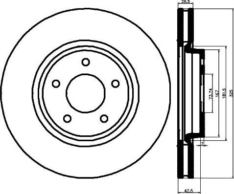 Mintex MDC1276 - Kočioni disk www.molydon.hr