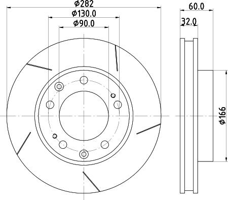 Mintex MDC1278 - Kočioni disk www.molydon.hr