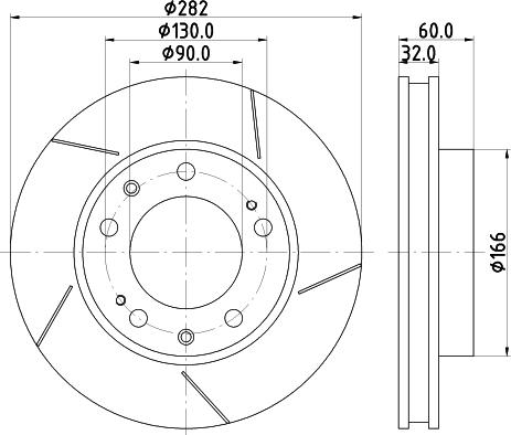 Mintex MDC1278R - Kočioni disk www.molydon.hr