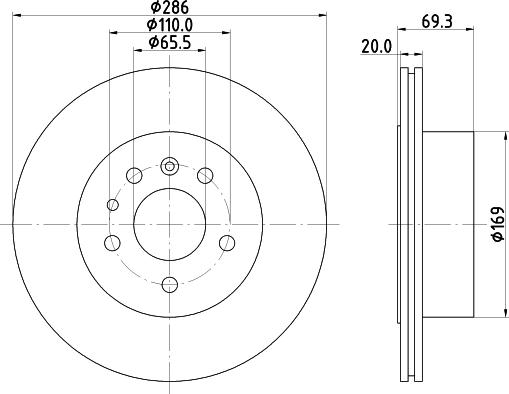 Mintex MDC1747 - Kočioni disk www.molydon.hr