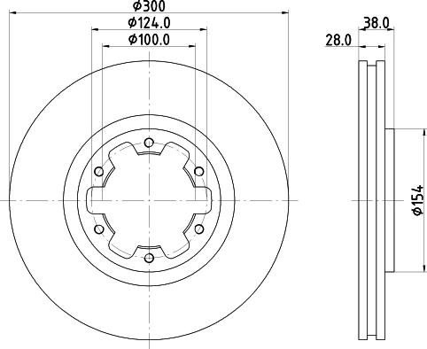 Mintex MDC1754 - Kočioni disk www.molydon.hr