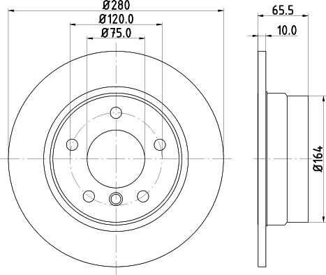 Mintex MDC1731C - Kočioni disk www.molydon.hr