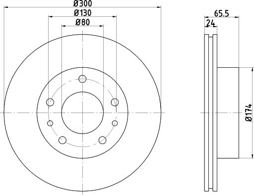 Mintex MDC840 - Kočioni disk www.molydon.hr