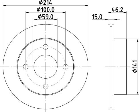 Mintex MDC861 - Kočioni disk www.molydon.hr