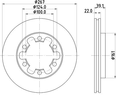 Mintex MDC817 - Kočioni disk www.molydon.hr