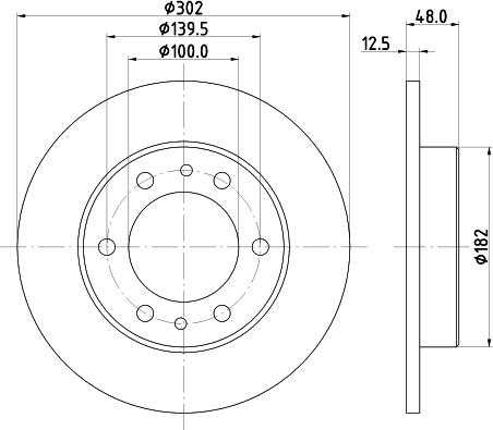 Mintex MDC880 - Kočioni disk www.molydon.hr