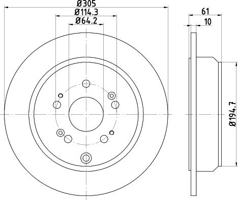 Mintex MDC83052C - Kočioni disk www.molydon.hr