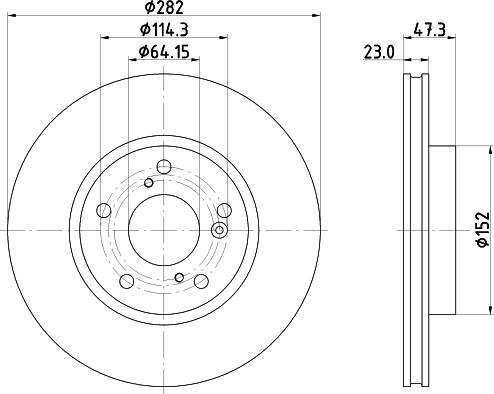 Mintex MDC83083C - Kočioni disk www.molydon.hr