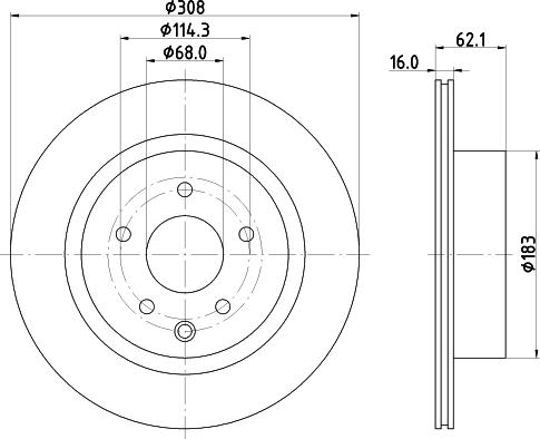 Mintex MDC83191C - Kočioni disk www.molydon.hr