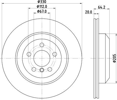 Mintex MDC83114C - Kočioni disk www.molydon.hr