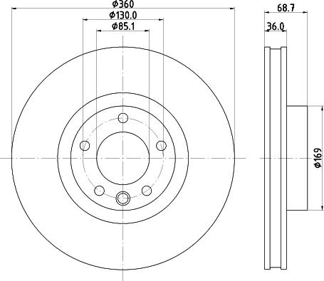 Mintex MDC83188LC - Kočioni disk www.molydon.hr