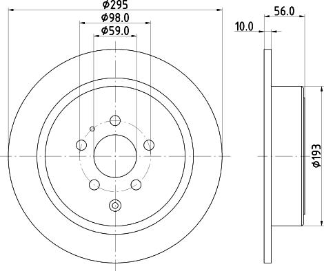 Mintex MDC838 - Kočioni disk www.molydon.hr