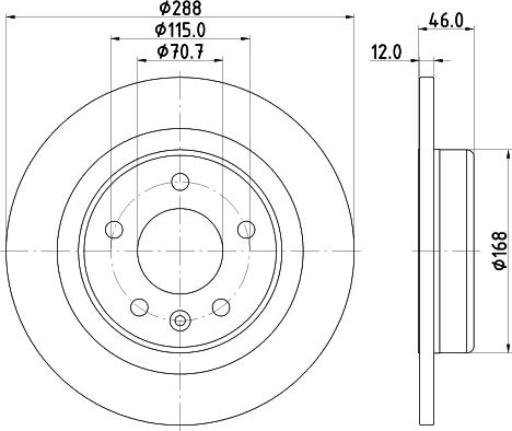 Mintex MDC82923C - Kočioni disk www.molydon.hr