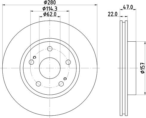 Mintex MDC82179C - Kočioni disk www.molydon.hr