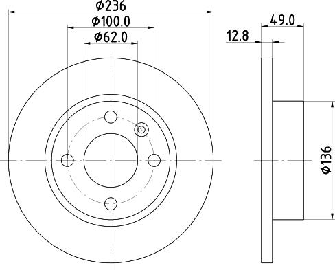 Mintex MDC876 - Kočioni disk www.molydon.hr