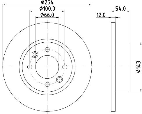 Mintex MDC870 - Kočioni disk www.molydon.hr