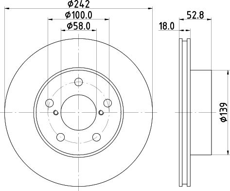 Mintex MDC878 - Kočioni disk www.molydon.hr