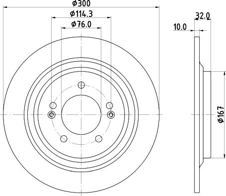 Mintex MDC3016C - Kočioni disk www.molydon.hr