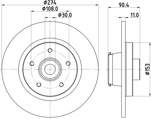 Mintex MDC3012C - Kočioni disk www.molydon.hr