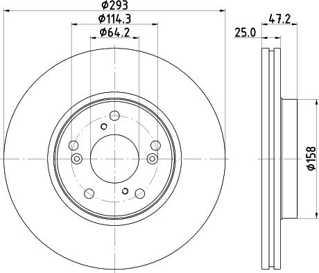 Mintex MDC3070C - Kočioni disk www.molydon.hr