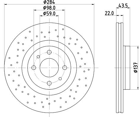 Mintex MDC3186C - Kočioni disk www.molydon.hr