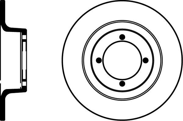 MGA D1087 - Kočioni disk www.molydon.hr