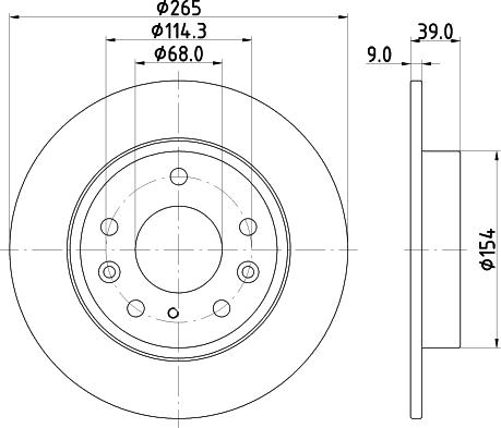 Mintex MDC2990C - Kočioni disk www.molydon.hr