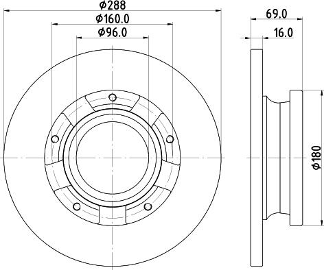 Mintex MDC2949C - Kočioni disk www.molydon.hr