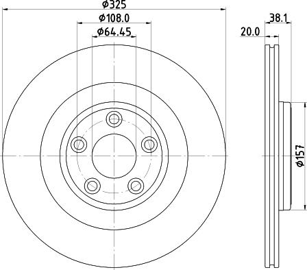 Mintex MDC2955C - Kočioni disk www.molydon.hr