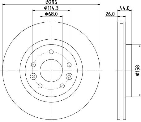 Mintex MDC2695 - Kočioni disk www.molydon.hr