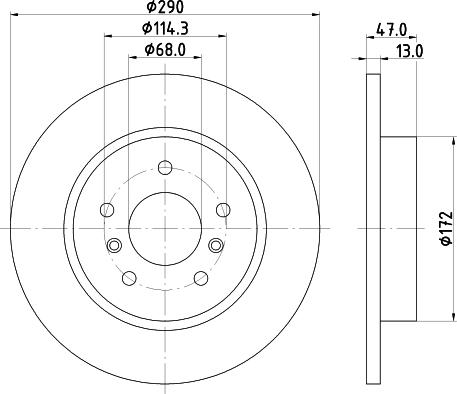 Mintex MDC2693 - Kočioni disk www.molydon.hr