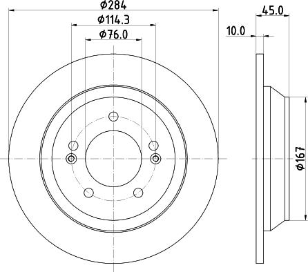 Mintex MDC2606 - Kočioni disk www.molydon.hr