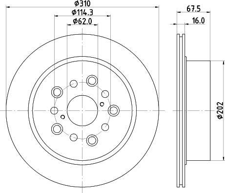 Mintex MDC2637 - Kočioni disk www.molydon.hr