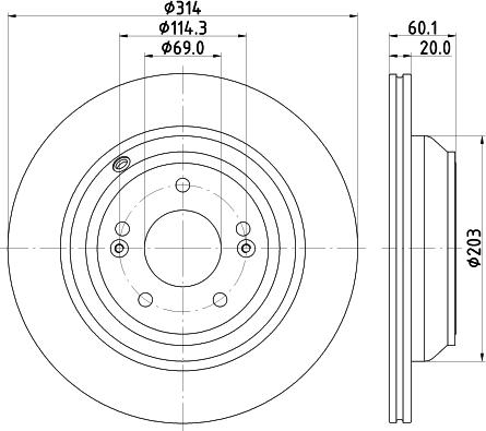 Mintex MDC2675 - Kočioni disk www.molydon.hr