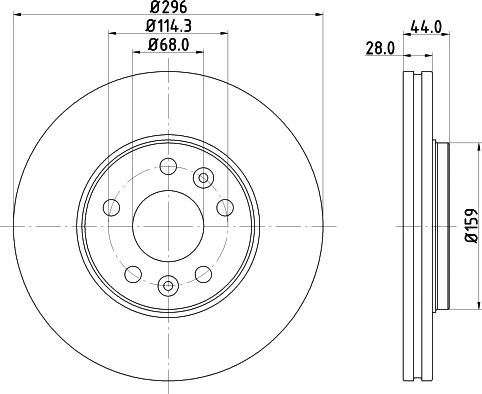 Mintex MDC2676 - Kočioni disk www.molydon.hr