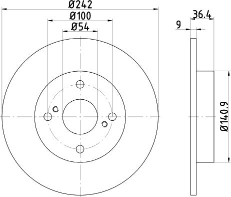 Mintex MDC2095 - Kočioni disk www.molydon.hr