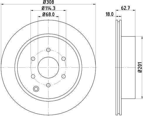 Mintex MDC2098 - Kočioni disk www.molydon.hr