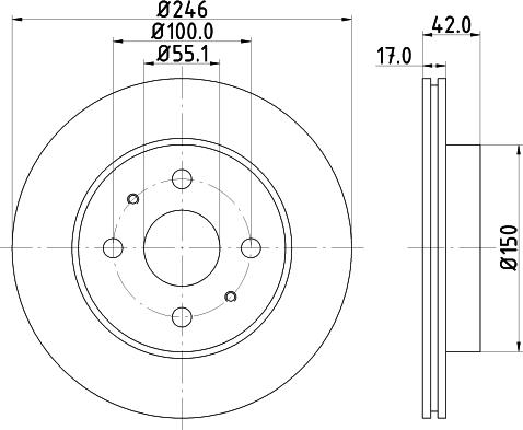 Mintex MDC2047 - Kočioni disk www.molydon.hr