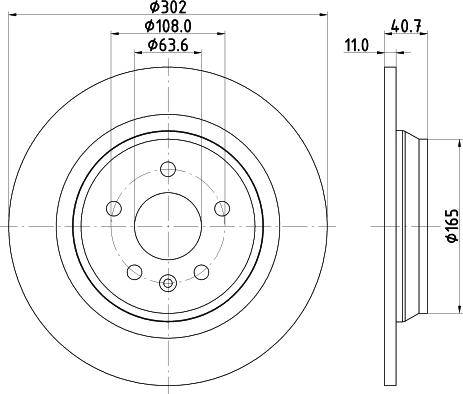 Mintex MDC82054C - Kočioni disk www.molydon.hr